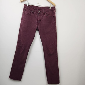 Mens‎ Purple Levis 511 Jeans Size 32x32
